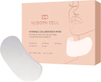 Nuborn Cell Hydrogel Collagen Neck Mask | Korean Mask with Hyaluronic Acid | Anti Aging & Glass Skin Care Hydrogel for Neck (5-Pack)