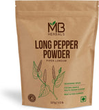 MB Herbals Long Pepper Powder 227g (Half Pound) | Piper longum | Seasoning for Meat Fish Malabar & South Indian Curries | Strong Aroma and Hotter than Black Pepper