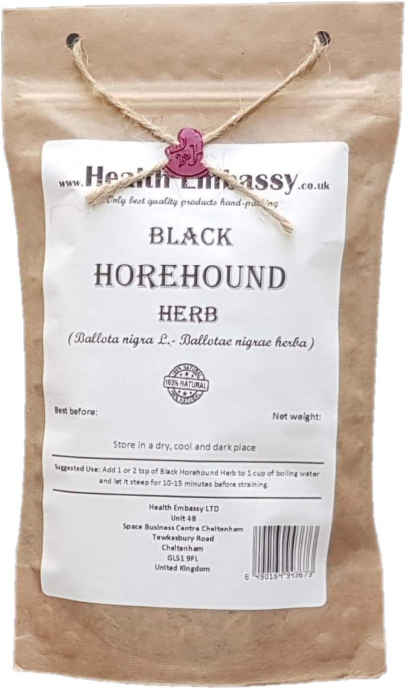Health Embassy Black Horehound Herb | Ballota Nigra L | Herbal Tea (100g)