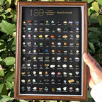 100pcs Natural Crystal Gemstone Collection - Mixed Raw Mineral Specimens Including Quartz, Amethyst, and More for Healing, Display, Decoration, and Gift Giving