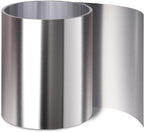 Vigorous 304 Stainless Steel Foil Roll, 12" x 5Ft Stainless Steel Sheet, Full Hard, 0.2mm Thick Stainless Steel Flashing for DIY, Arts & Crafts Project, Decoration, Protection, Kitchen and Bath