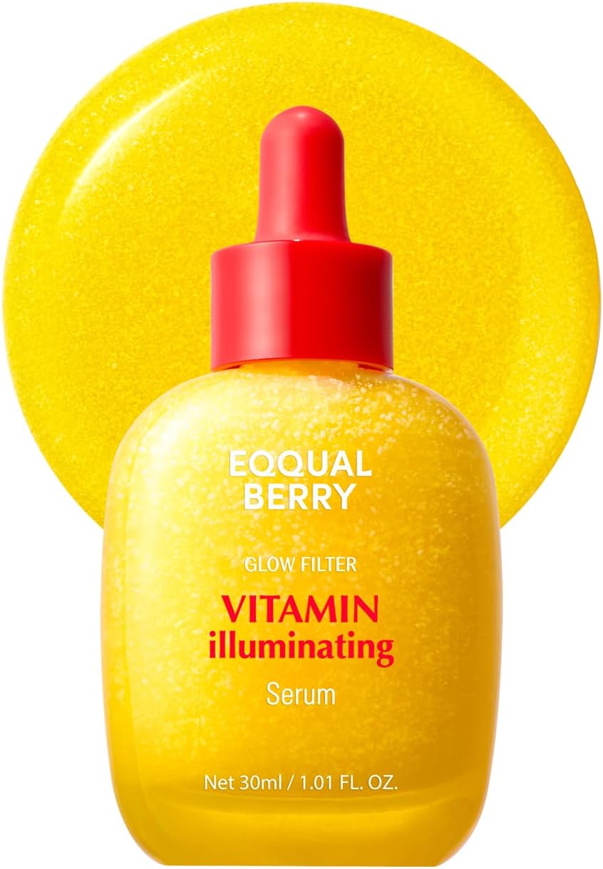 EQQUALBERRY Vitamin Illuminating Serum | Niacinamide 4% + Brightening Vitamin C Face Serum with Hyaluronic Acid & Vitamin E | Dark Spot, Uneven Tone Care | Korean Skincare, 1.01 fl.oz