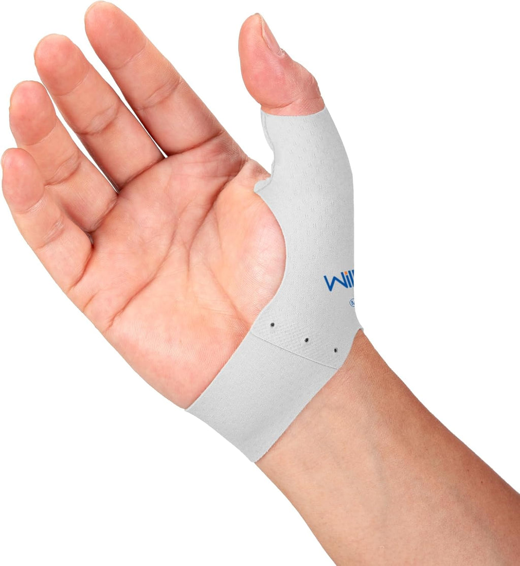 Thumb Brace Compression Sleeve (2 PCS) - Soft Elastic Thumb Spica Protector for Relieving Pain, Arthritis, Joint Pain, Tendonitis, Sprains-Breathable, Comfortable, Lightweight(Medium)