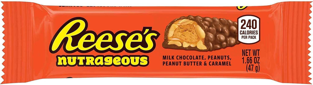 Reese's Nutrageous Bar, 1.66 oz., 18/Box (HEC10930)