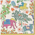 Entertaining with Caspari 20-Pack Le Jardin De Mysore Luncheon Napkins