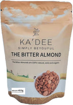 Ka'Dee Simply Beyouful Organic Bitter Apricot Kernels 1 lb (16 oz), The Bitter Apricot Kernels, The Bitter Almond Organic and Raw USDA Organic Certified Seeds, NON-GMO, Gluten Free, Resealable Bag