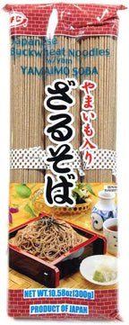 Yamaimo Soba (Japanese Buckwheat Noodles w/ Yam) - 10.58oz (Pack of 1)