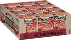 Maruchan Instant Lunch Ramen Noodles, Hot & Spicy Beef Flavor – Japanese-Style Instant Noodle Soup, Quick & Easy Meal – 2.25 Oz Cup, Pack of 12