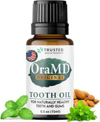 OraMD 4-in-1 Original Strength Tooth Oil- Clinically Tested Gum Disease Treatment, Gingivitis Treatment, Periodontal Disease Treatment, Sensitive Teeth and Gums - All-Natural Solution (1-Pack)