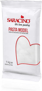 SARACINO WHITE PASTA MODEL – MODELLING SUGAR PASTE 1 kg (2 lb 3 oz)