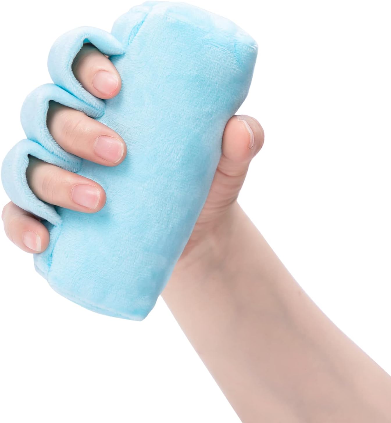 SWISSELITE Hand Contracture Cushion, Palm Grip with Elastic Band or Separator, Hand Grab Pad for Stroke Recovery, Help with Hand Rehabilitation
