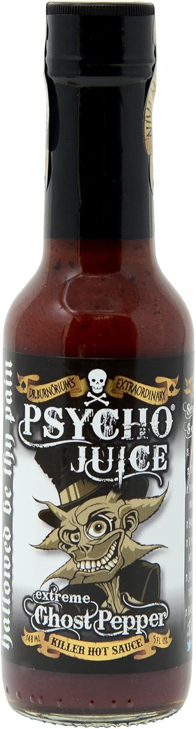 Psycho Juice Hot Chili Sauce Extreme Ghost Pepper