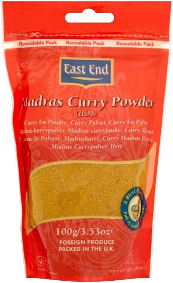 East End Madras Hot Curry Powder (100g) - Pack of 2