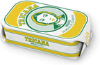 Ticana Portugal - Gourmet Canned Eels in Pure Olive Oil and spices - 4.23oz / 120gr (Pack of 5 cans)