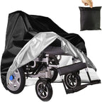 Electric Wheelchair Cover Waterproof for Travel Heavy Duty Mobility Scooter Cover Outdoor Protector from Rain UV Dust Dirt