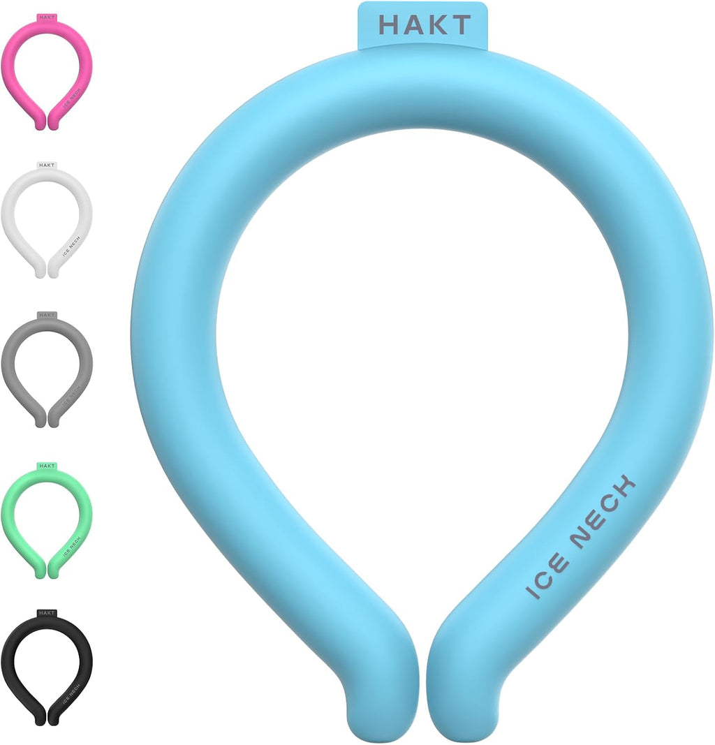 Cooling Neck Wrap for Summer Heat Relief, Wearable Ice Neck Cooler Ring with Quick Freeze Gel, Reusable Hands-Free Cold Band Lasts Up to 5 Hours for Outdoor, Yardwork, Workouts
