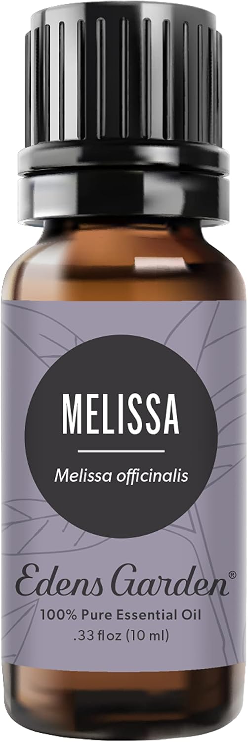 Edens Garden Melissa Essential Oil- 100% Pure Premium Grade, Undiluted, Natural, Therapeutic, Aromatherapy, The Best for Diffuser, Candle, Laundry, Humidifiers 10 ml (.33 fl oz)