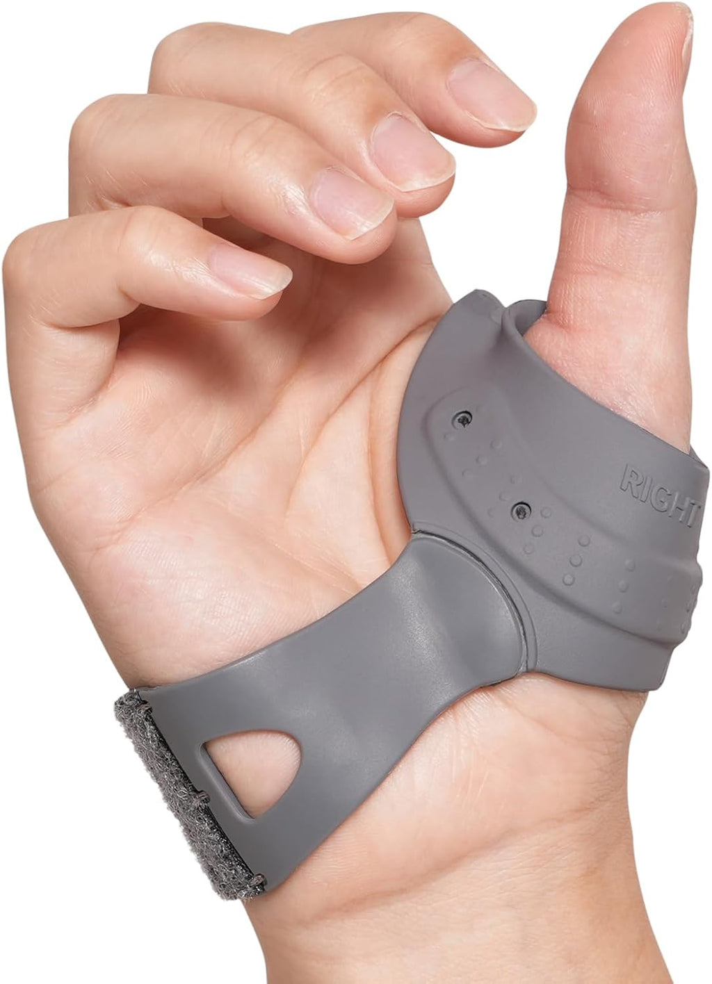 CMC Thumb Brace - CMC Joint thumb arthritis brace for Osteoarthritis Pain, Flexible Thumb Stabilizer & Support for Arthritis Pain Relief for Women and Men (Right Hand - Medium)