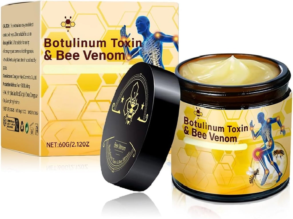 Botulinum Toxin & Bee Venom Joint Bone Healing Cream, Daily Joint Activities Throughout Release Soothing Massage Gel. (1 Pcs)