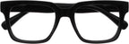 OPULIZE ERA Blue Light Blocking Reading Glasses for Women & Men-Readers-Anti-Glare-UV400 Protection-Oversized Frame-Computer and Screen Glasses-Black-+3.00(Pack 1 of with 1 Pouch)