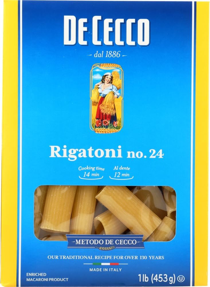 De Cecco Pasta, Rigatoni, 16 Ounce (Pack of 5) by De Cecco