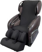 Full Body Shiatsu Massage Chair Protective Cover,Ultra Soft Stretch Fabric Massage Chair Zero Gravity Washable Cover Reclining Chair Dust Proof Cover,Black,Whole Body