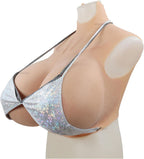 Huge Z Cup Silicone Breastplate, Touch Soft Breast Forms Crossdresser Fake Boobs Prosthesis for Drag Queen cosplay