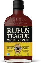 Rufus Teague Honey Sweet BBQ Sauce, 1 Pack, Premium Barbecue Sauces with Natural Ingredients, Award-Winning Bold Flavor, Gluten-Free, Non-GMO, 15.25 oz