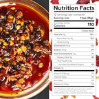Thai Chili Crisp Umami Sauce – Crunchy Spicy Garlic with Fresh Peppers – Vegan, No MSG or Preservatives Bold Flavor – Hot Oil Condiment for Noodles, Rice, Dumplings, Stir-Fry & More – 180g (6.34oz) Jar