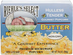 Riehle's Select Popping Corn Hulless Butter Microwave Popcorn, 3Count.