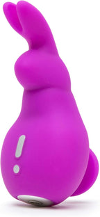 Lovehoney Happy Rabbit Mini Ears Clitoral Vibrator - Small Clitoral Rabbit Vibrator for Women - Thick Flexible Stimulating Ears - Rechargeable & Waterproof - Pink