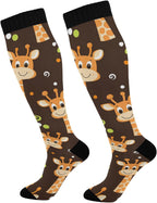 Dussdil Compression Socks for Women & Men - Knee High Socks for Running & Athletic Activities