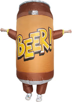 Inflatable Drinks Costume for Adult Funny Blow up Coffee Cup Full Body Costume for Cosplay Party Halloween