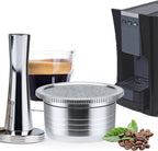 Reusable Coffee Capsules, Compatible with Essse Caffe S.12 St Machine - Refillable Stainless Steel Pods