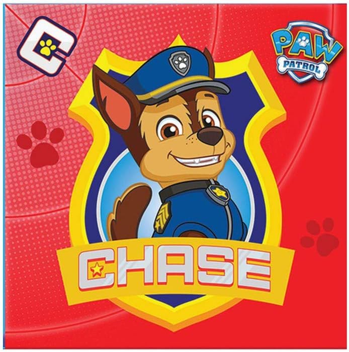 Procos Q57205 Paw Patrol Party Paper Lunch Napkins (20 Pack)