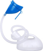 Unisex Potty with Lid and Funnel, Portable Pee Bottle for Men and Women, 2000ml Large Capacity Male Female Reusable Urinals, Emergency Urine Collection for Hospital Home Camping Car Travel