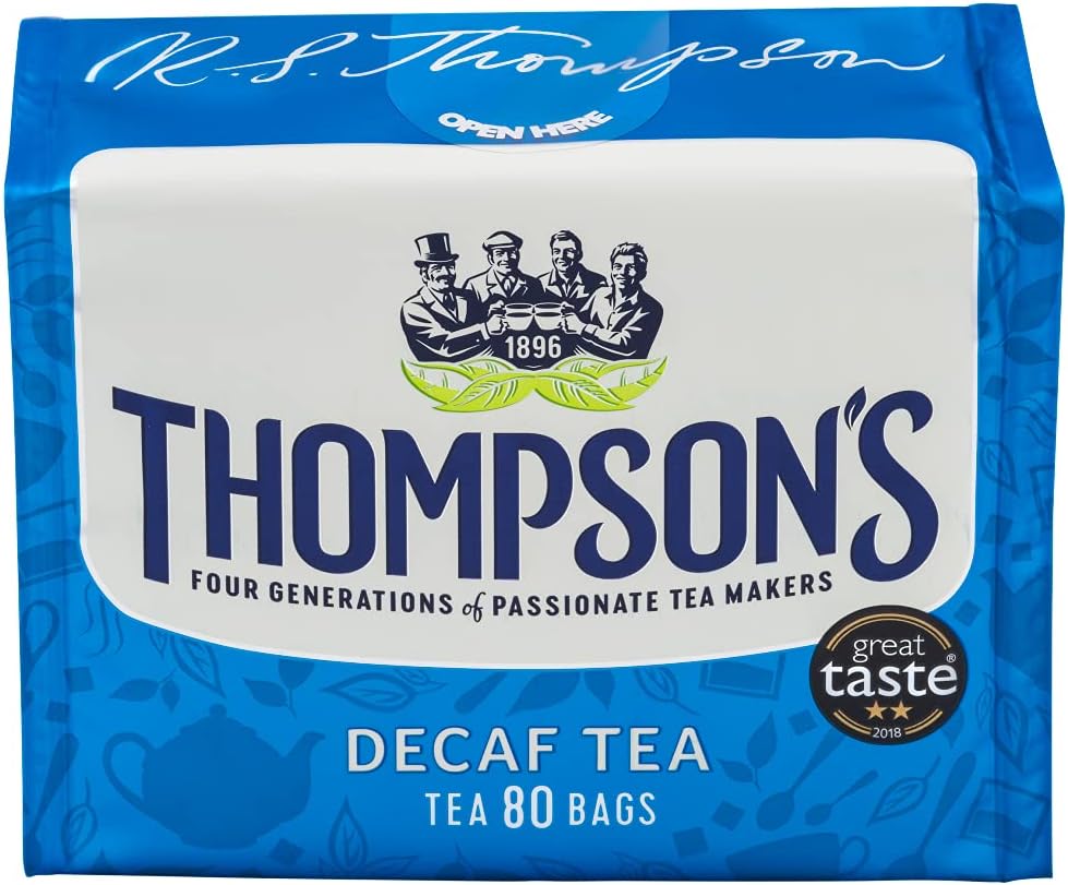 Thompson's Family Teas - Decaf(80 tea bags) Set of 2