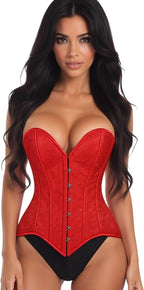 Daisy corsets Women's Daisy Corsets Womens Brocade Overbust Corset Top Cincher W/Busk Closure