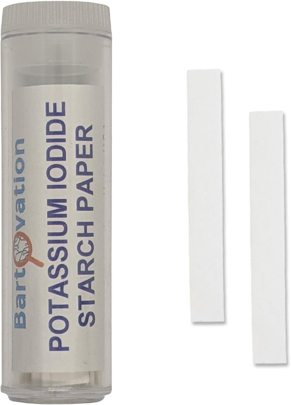 Potassium Iodide Starch Oxidizer Test Paper [Vial of 100 Strips] for Chlorine, Iodine and Peroxide Detection - NOT for Testing THE Body