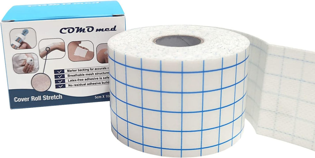 Stretch Adhesive Bandage Tape - 2 Inch x 10 Yards - 180 Count - 4 Ounces - Non-Sterile