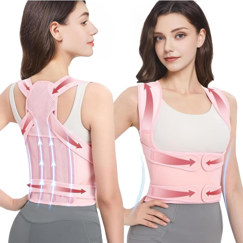 Posture Corrector for Women and men, back brace,Spinal Support, Pain Relief, Office, Fitness, Daily UseChristmas gift ideas (Medium)
