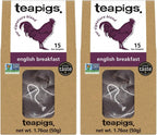 teapigs English Breakfast Tea, 1.76 Ounce, 15 Count (501) (Pack of 2)