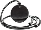 Pendant - Circle Base - Wearing this Shungite Necklace Improves and Protect Your Energy Flow - Stone from Russian Mine