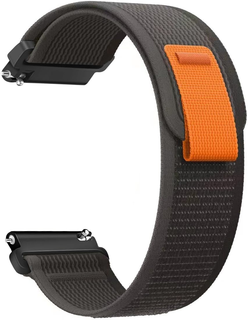 Nylon Band Compatible with Samsung Galaxy Watch 7/FE/6/5 Pro 4 3/Watch 4 6 Classic/Active/Gear S2 S3 Frontier Band, 20mm 22mm Sport Loop Strap for Galaxy Watch 47mm 43mm 45mm 40mm 44mm 42mm 46mm 41mm