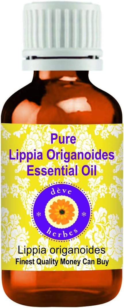 Deve Herbes Pure Lippia Origanoides Essential Oil (Lippia origanoides) Steam Distilled (Pack of Three) 100ml X 3 (10 oz)
