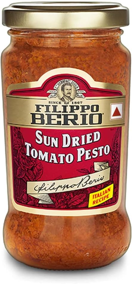 Filippo Berio Pesto, Sun Dried Tomato, 6.7 Ounce Glass Jar
