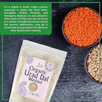Jiva USDA Organics Urad Dal (Split Matpe Beans) 2 Pound - NEW Packaging!