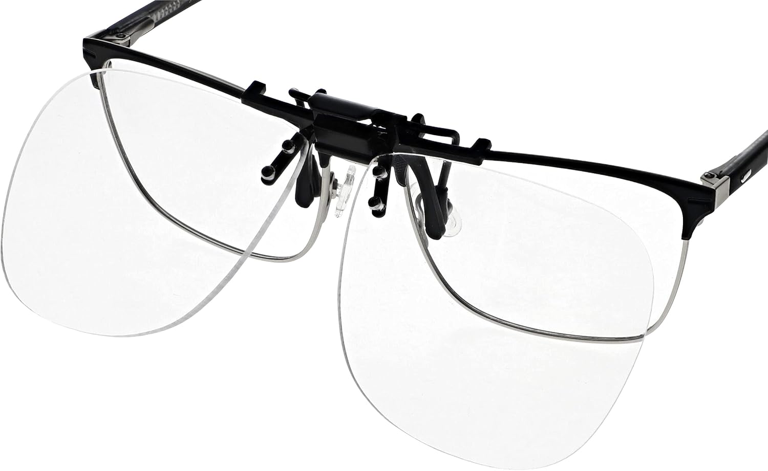 Large Clear Magnifying Clip-Ons