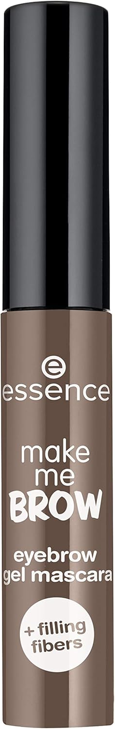 essence | 3-Pack Make Me Brow Eyebrow Gel Mascara | Infused with Fibers to Fill & Sculpt | Vegan & Paraben Free | Cruelty Free (02 | Browny Brows)