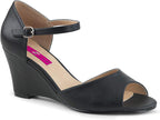 Pleaser Women's Kim05/Tppu Wedge Sandal